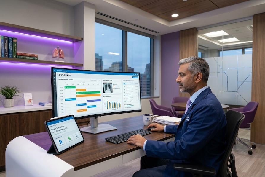 Dr. Swapnil Chaudhari Pulmonology Practice Hospital Management Software